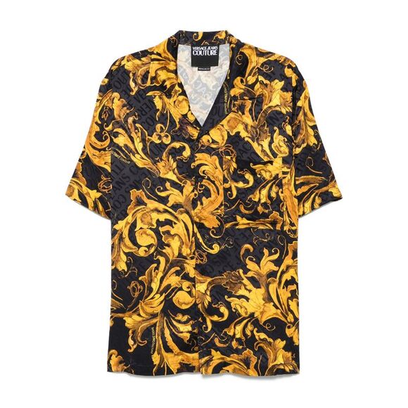 Versace Jeans Couture Black Shirts Men - Picture 1 of 5
